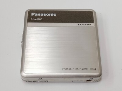 Panasonic SJ-MJ100 Walkman Portable Mini Disc Player Silver Good