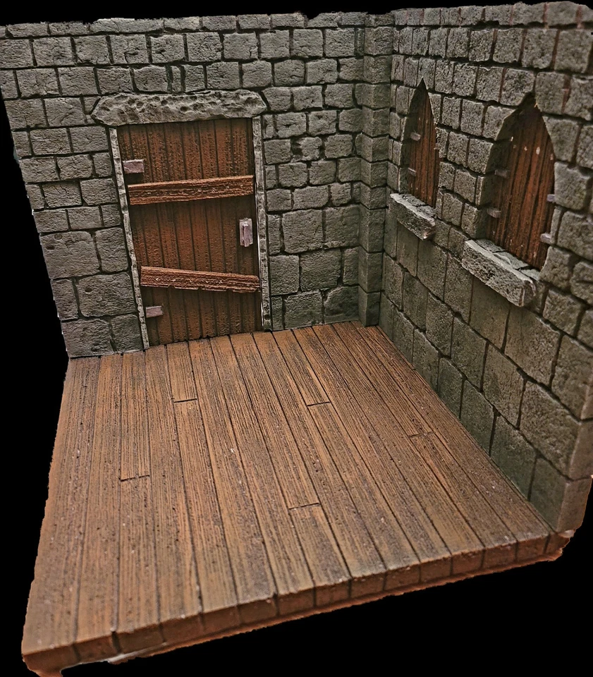 Figuras Custom Diorama Castle Marvel DC Neca Mezco TMNT 6" 7" 1/12 Foto 3 de 4