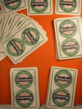 HEINEKEN Bières - jeu de 55 cartes bridge CARTA MUNDI Belgique
