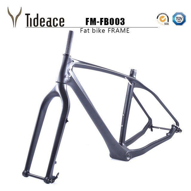 2018 Fat Bike Frames OEM Carbon Fiber Snow Bicycle Frameset Beach Bike