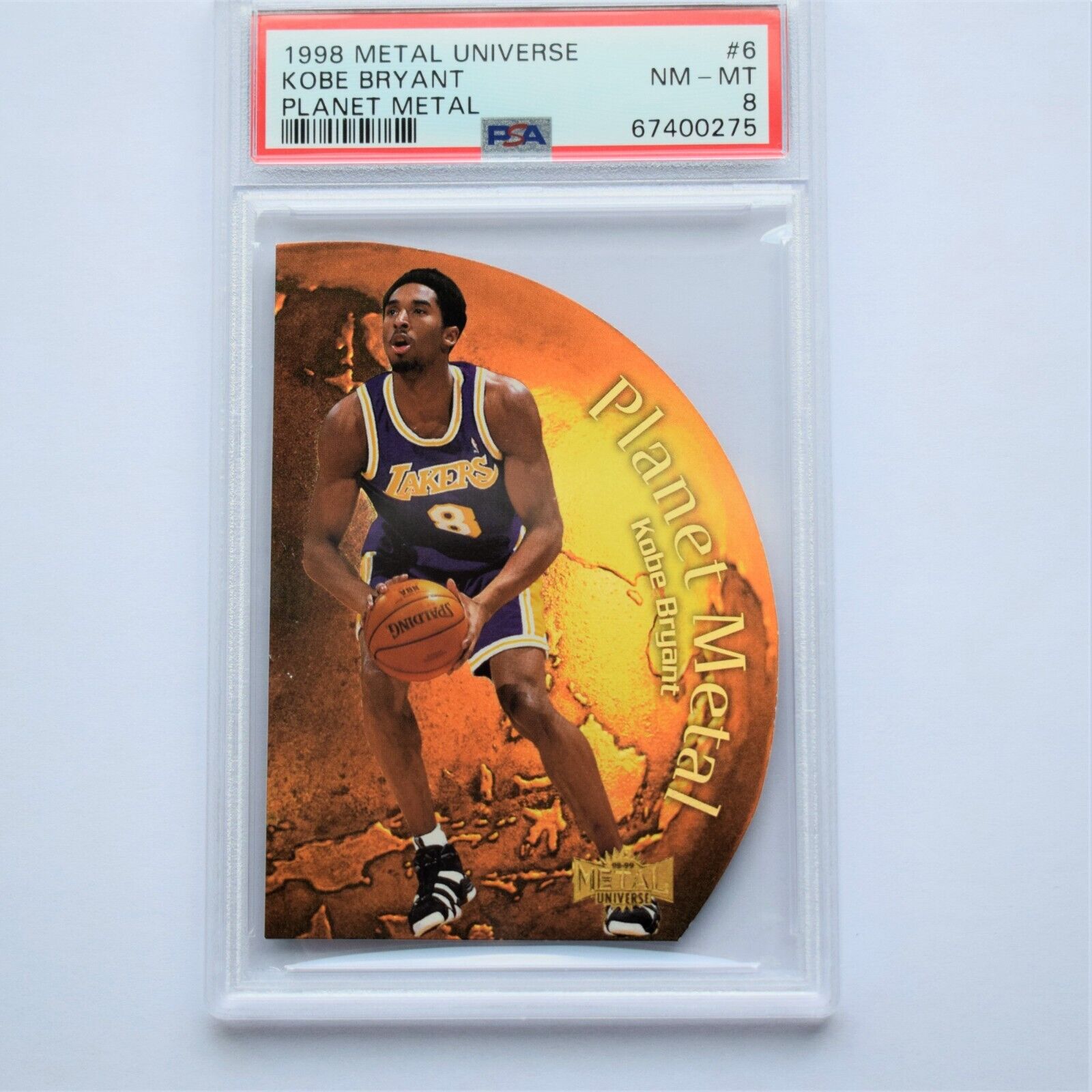 1998 Metal Universe Planet Metal Kobe Bryant PSA 8 | eBay