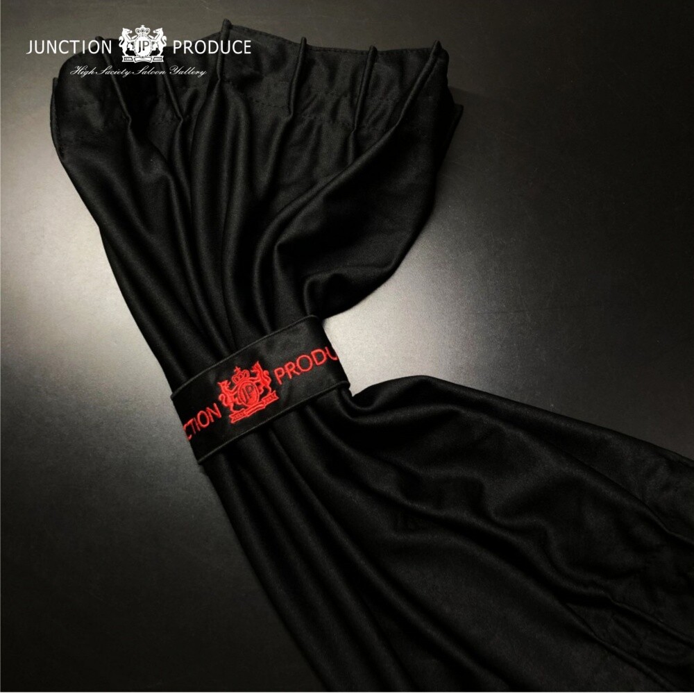 JDM Junction Produce VIP Car Curtains Red Stitchwork JP Luxury Shade