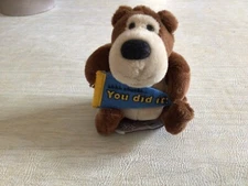 Graduation GUND MINI 3.5  Soft Plush Stuffed Teddy Bear musical 14295