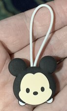 Mickey Mouse PVC Shoe, Purse, Zipper  Keychain Tag Charm Attachment 
