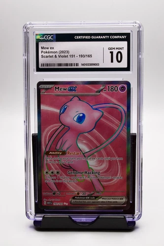 Mew ex 193/165 SV: Scarlet & Violet 151 (MEW) CGC GEM MINT 10