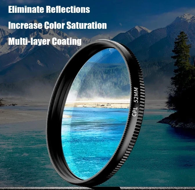 52mm Cpl Phone Cameralens Filter Kit, Circular Polarizerpolarizing Filter - Image 4 of 4