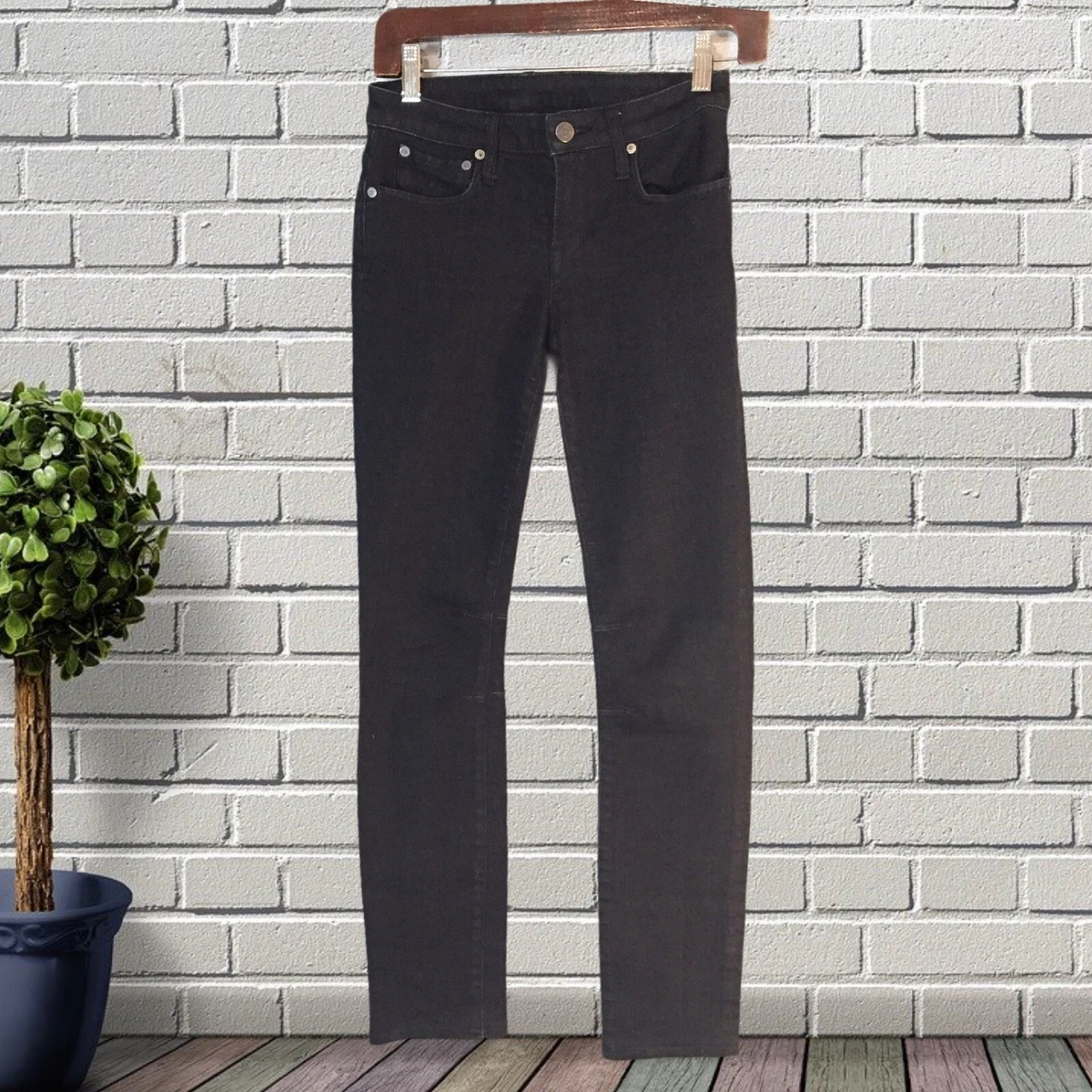 Helmut Lang Very Dark Wash Straight Leg Jeans 25 eBay
