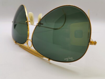 Vintage B&L Ray-Ban G-15 62mm Shooter Aviator Sunglasses 1960's | eBay