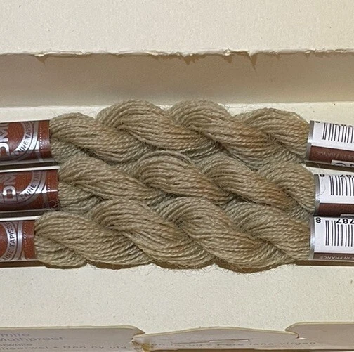 DMC Wool Embroidery Floss Broder Medicis Tan 8501 27.3yd Skein Lot Of 3 - Image 4 of 4