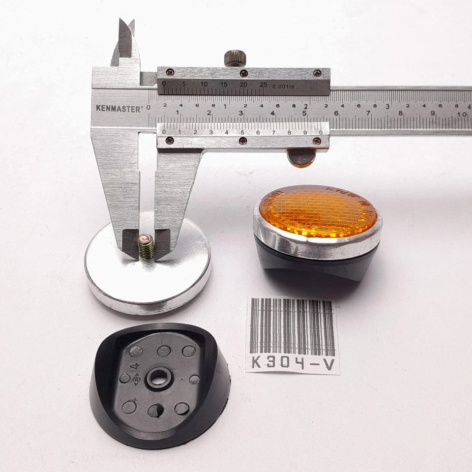 Reflectores de horquilla delanteros con goma Honda CB100 CB125 175 CA175 SL175 S90Z NUEVO #1 Foto 3 de 4