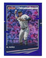 2020 Donruss Purple Holo Fernando Tatis Jr. El Nino Variation Card #83 Padres