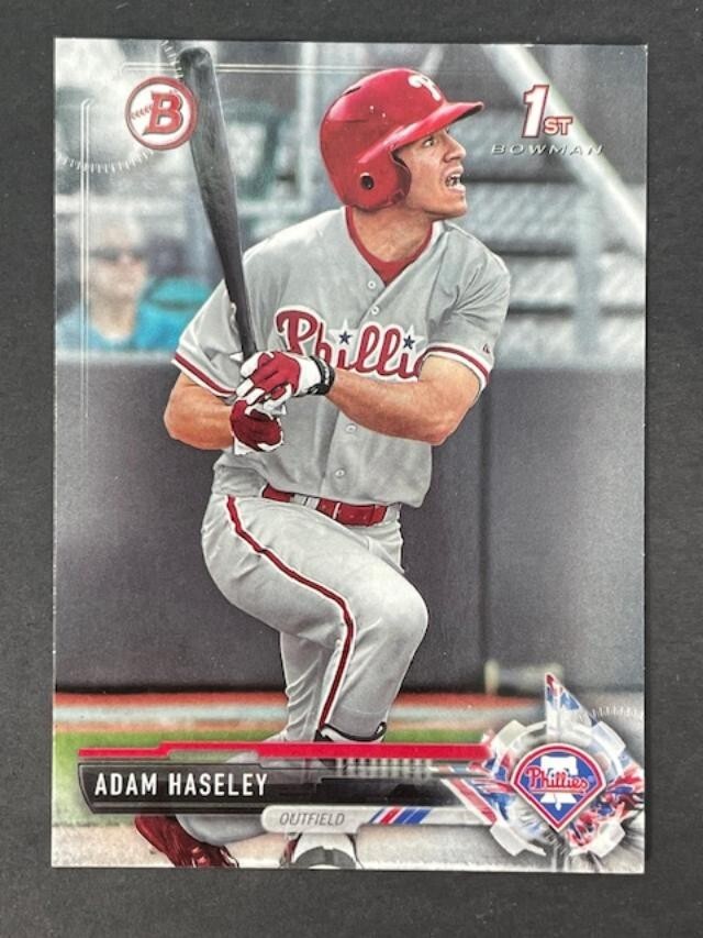 2017 Topps 1st Bowman - ADAM HASELEY # BD-115 - Phillies - MT | eBay