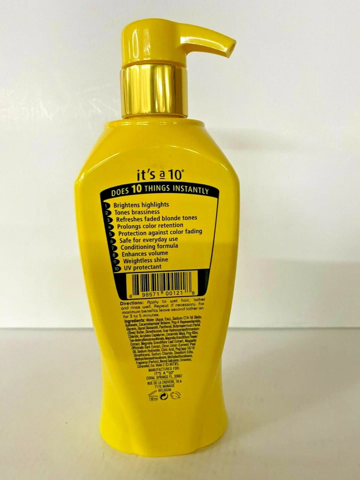Its a 10 Miracle Brightening Shampoo For Blondes 10 Oz - Image 2 of 2