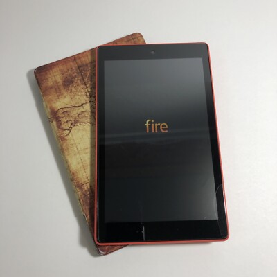 Amazon Fire HD 8'' Model SX034QT Slight Crack On Top Working Condition