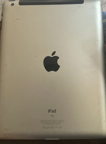 Apple iPad 3 A1430 Back Housing w/ Battery Rear Cover Silver - Picture 9 of 11