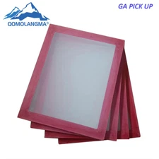 GA PICKUP 6pcs 20" x 24" Aluminum Screen Frame for Silk Screen 110 White Mesh