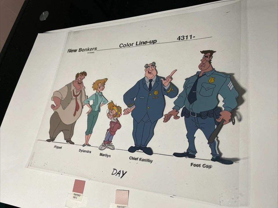 BONKERS Animación Celdas WALT DISNEY Cel Producción Arte De Colección Dibujos Animados Años 90’s I19 Foto 4 de 4