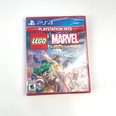 *SEAL* Lego Marvel Super Heroes PS4 Playstation Hits Red Case