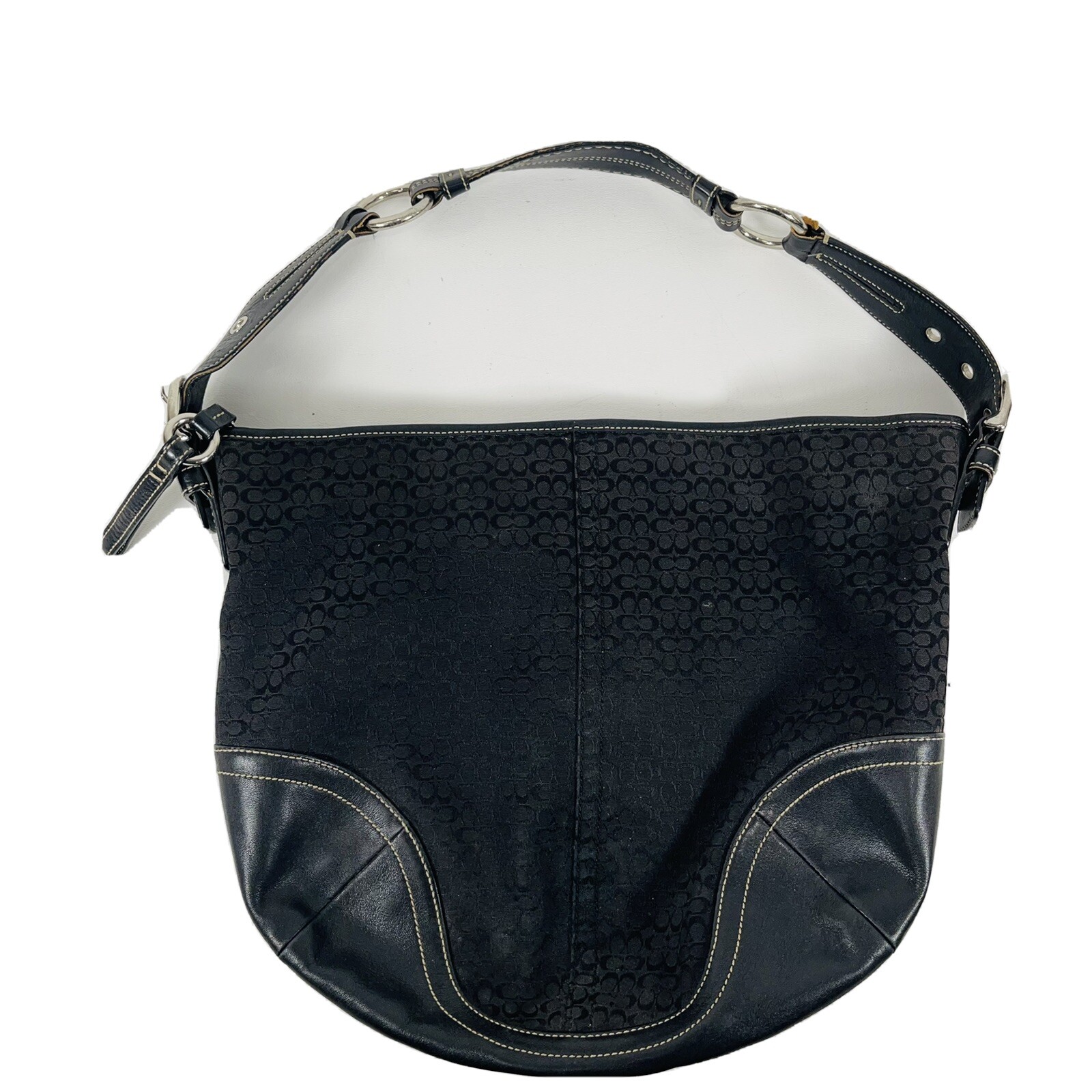 black signature coach purse