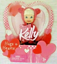 KELLY DOLL HEARTS & HEARTS,I LOVE YOU BEAR-Y MUCH,HAPPY VALENTINE DAY 2005 NOS