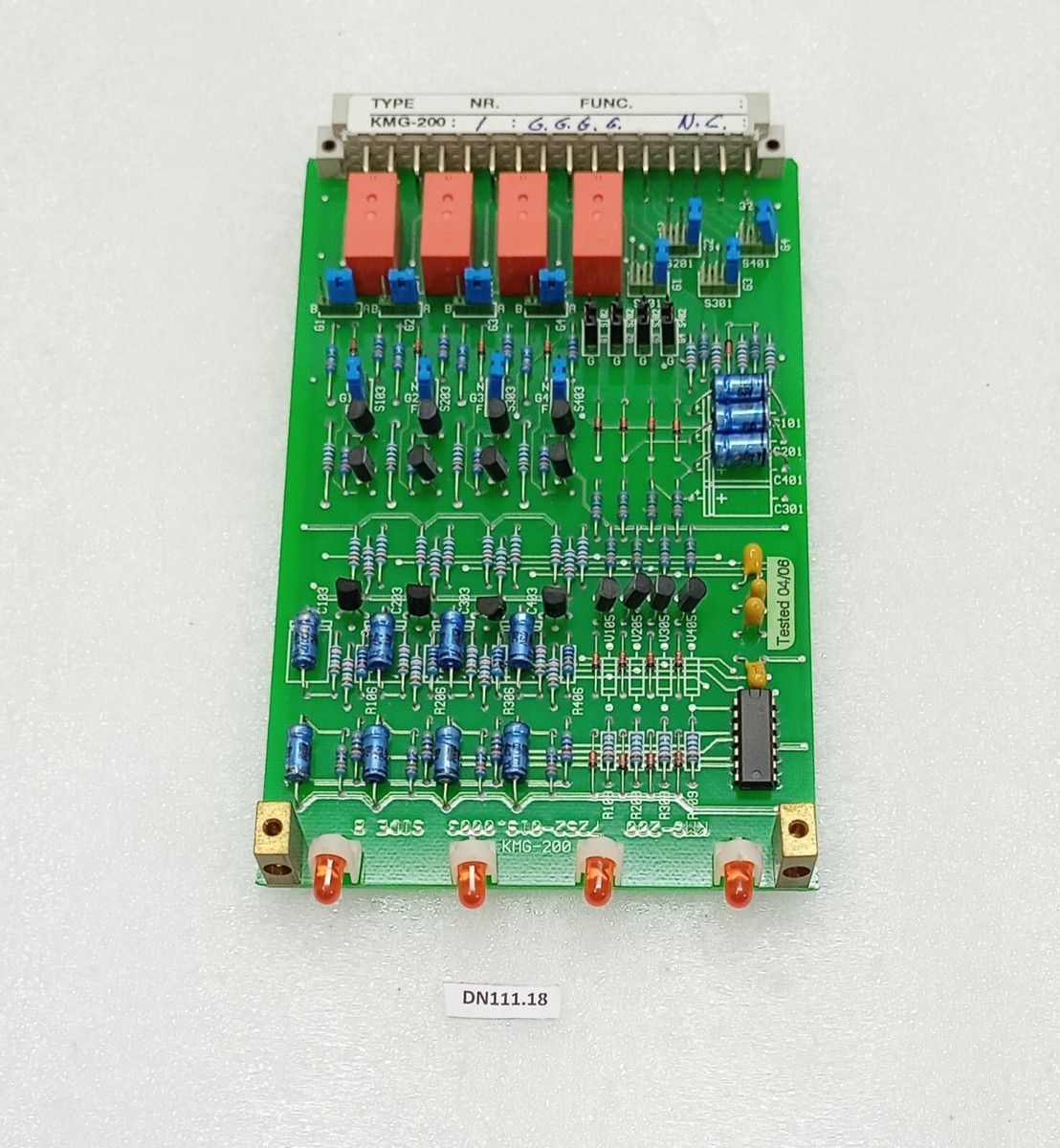 Kongsberg Autronica KMG-200 7252-019.0003 PCB Card | eBay