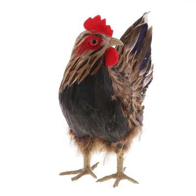 Lebensechtes Henne Modell Realistische Huhn Statue Realistische Feder Replik