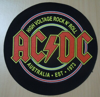AC/DC High Voltage Rock N' Roll Official Printed Back Patch