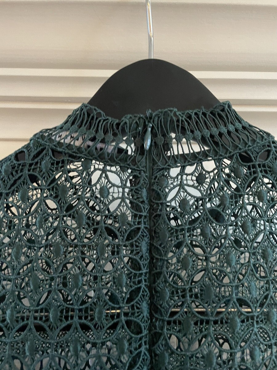 ZARA - epine cottonlace×ginghamcheckfrillblouse Zara Women's Guipure Lace Frill Top Size Small NWOT | eBay