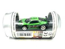 Mini RC Soda Can Race Radio Control Racing Series Toy Car 2.4 GHz Green All Star