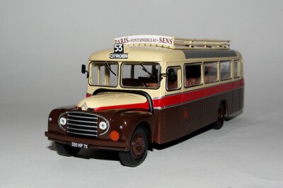 Modellino Autobus Citroën Tipo 46 DP UAD 1955 Scala 1/43 Hachette Nuovo