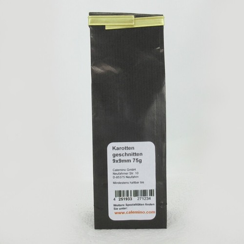 Zanahorias Calemino cortadas 9x9mm 75g para boloñesa, sopas, salsas, guisos - Imagen 4 de 5