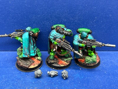 3 Primaris Eliminators der Salamanders UMBAU BEMALT