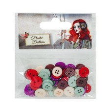 Santoro 'Willow' Pack of 60 Plastic Buttons 