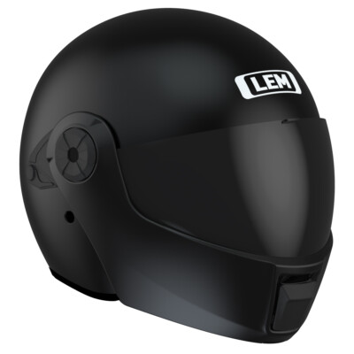 Casco Reversible con Apertura LEM Progeny Htm Negro Mate Tamaño Xs S M L XL XXL