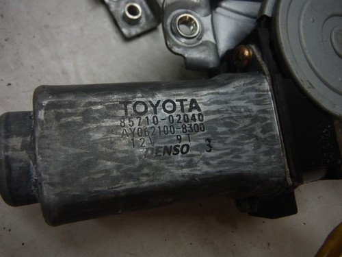 Toyota Corolla VE 1999 A/T pasajero ventana delantera regulador motor OEM 98 00 01 - Imagen 5 de 10