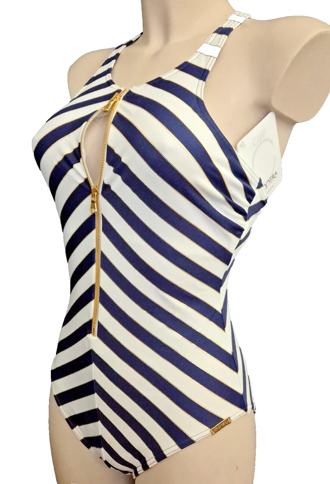 Opera SWIM Badeanzug Soft cup Gr.38 C Gr.75C UK 34C Einteiler mit Reißverschluss - Bild 4 von 4