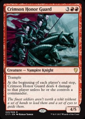 Crimson Honor Guard - Light Play MTG Commander 2017
