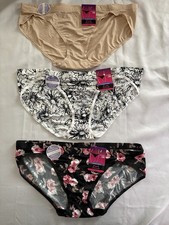 NEW Maidenform Bikini Barely There Invisible Look Panties 3 Pair DMBTBK 2xlarge