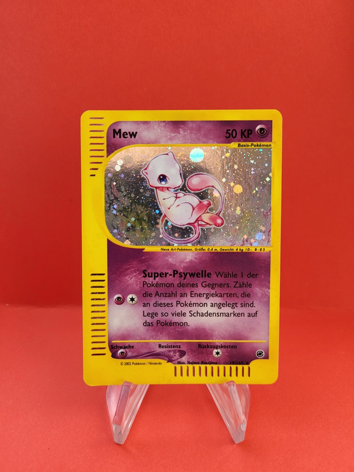 Pokémon Karte/card - Mew 19/165 - Expedition Holo - Exc-Near Mint