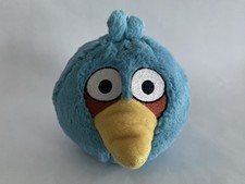 Angry Birds Blue Jay Bird Commonwealth Toys 4 Stuffed Animal Plush No Sound