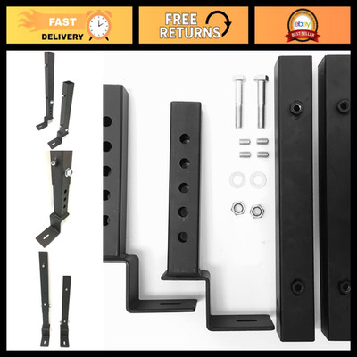 Ladder Rack Leg Extension for Truck Bed, Adjustable Height, Heavy-Duty Steel