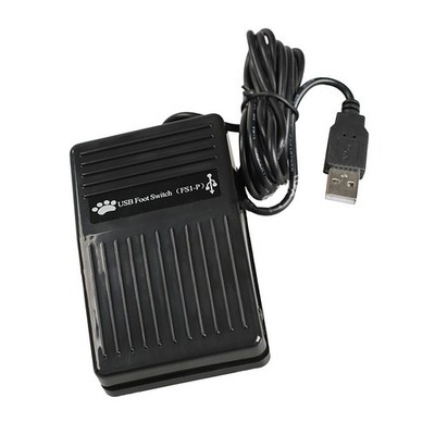 USB Single Foot Switch Pedal Control Pre-Program Key Mouse For Keyboard PC Game.