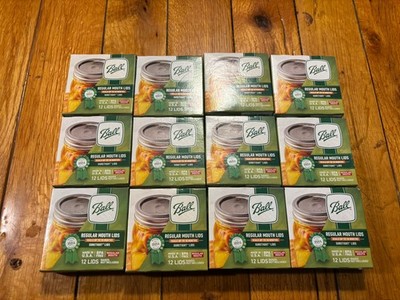 Ball Regular Mouth Canning Lids 12 Boxes Of 12 (144Lids Total) New