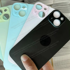 Back Glass Big Hole Rear Replacement Cover For iPhone 15 14 13 12 11 8 XS XR Lot