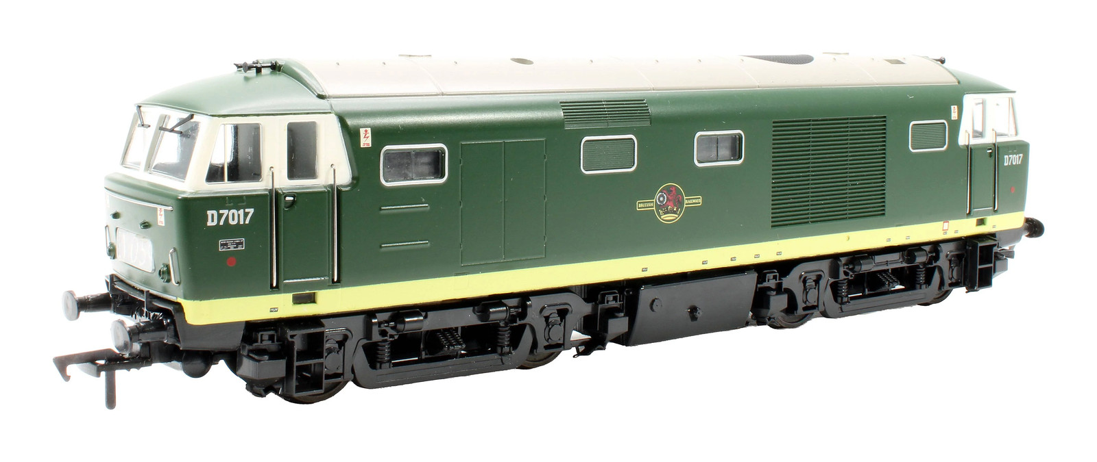 HELJAN OO GAUGE 3500 BR GREEN/WHITE CLASS 35 HYMEK 'D7017' DIESEL LOCOMOTIVE