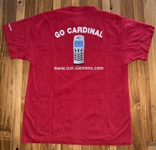 Vintage Siemens S40 Cell Phone Double Sided T Shirt XL Vtg Y2K Stanford Promo