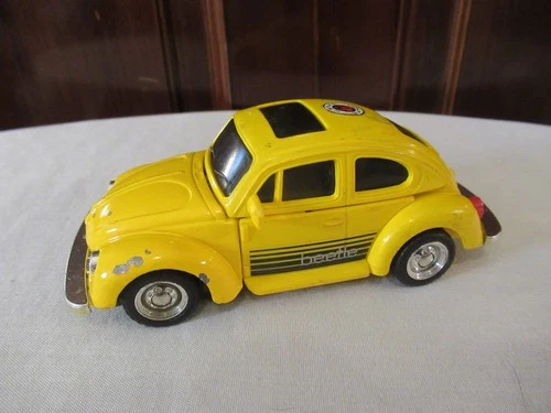 VINTAGE SUPER GOBOTS Bandai 1983 Bug Bite 1303S Volkswagen Beetle YELLOW AS IS