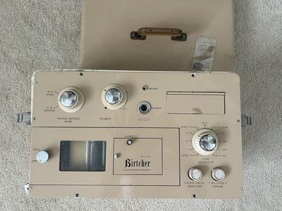 Vintage Birtcher 300 Electrocardiograph ECG For Parts Portable