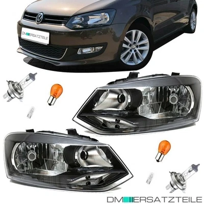 H4 Scheinwerfer vorne Satz Paar+XL Birnen SET für VW Polo V 5 (6R) ab 2009-2014 - Bild 1 von 4