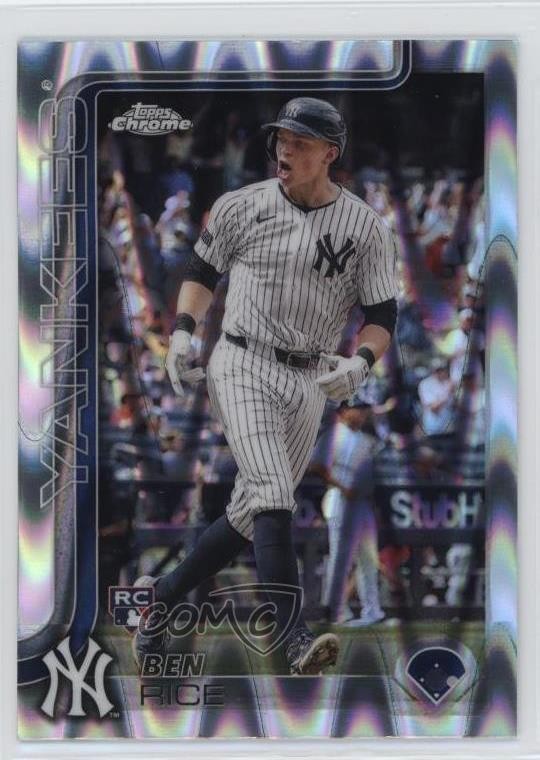 2025 Topps Chrome RayWave Refractor Ben Rice #139 09br